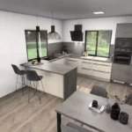 Drevostavba Easy 69 - kuchyňa