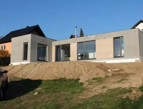 Drevostavba Easy 48+40 88m2 z dvoch modulov do tvaru T – Jablonec nad Nisou