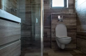 Drevostavba EASY 48 v Druztovej pri Plzni kúpeľňa s WC