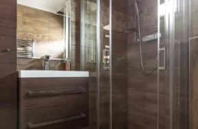 Drevostavba Easy 48 v Žichliciach pri Plzni kúpeľňa