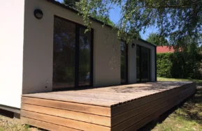 Dve montované drevostavby Easy 40 – Kyšice pri Plzni