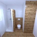 Malá drevostavba Easy 46 - kúpelňa