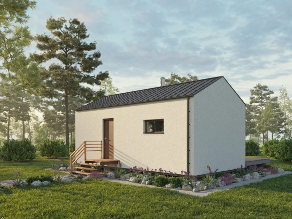 Malá drevostavba Easy 32 exteriér