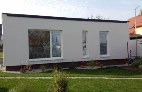 Modulová drevostavba Easy 40 ako letná kuchyňa k RD