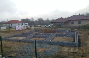 Základová doska v Dolnom Vlkýši pri Plzni